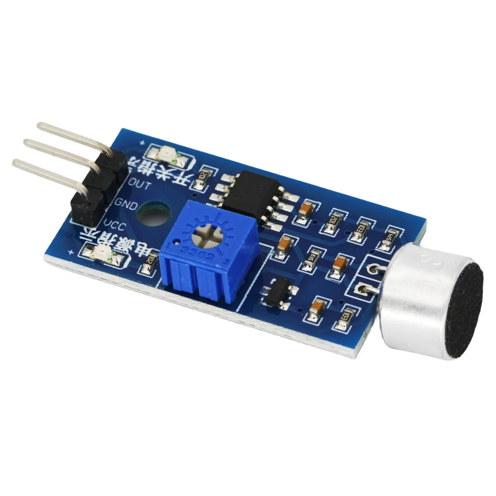 Voice Sound Detection Sensor Module 3pin Intelligent Smart Vehicle Robot Helicopter Airplane Aeroplane Car for Arduino DIY