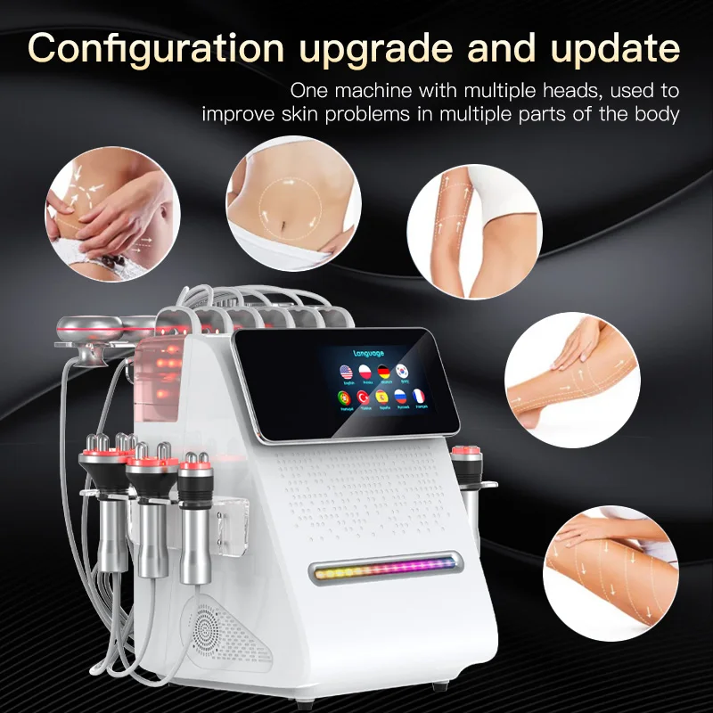 2026 11-in-1 80K Kavitationsgerät Vakuum Gewichtsverlust und Schlankheitsgerät Anti-Fett-Masse Ultraschall Schönheitsgerät