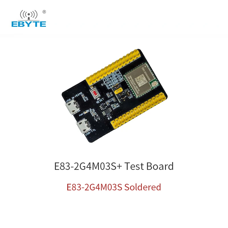 Imagem -04 - Placa de Teste Bluetooth de Malha sem Fio Nrf5340 Ebyte E832g4m03s-tb Interface Usb Fácil de Desenvolver Kit de Teste Bluetooth Antena Ipex