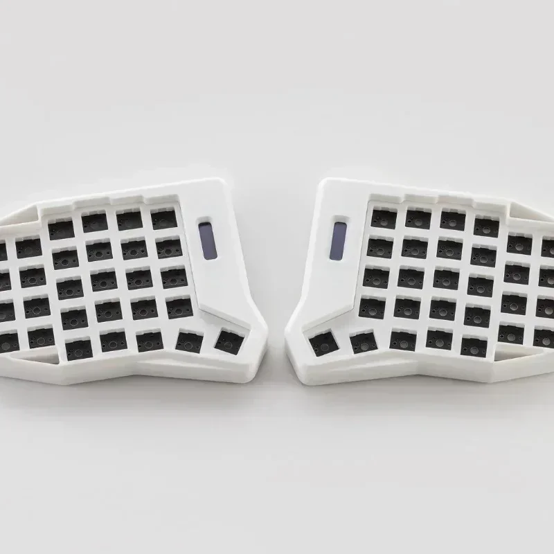 MiFuny K:02 مجموعة لوحة المفاتيح الميكانيكية المقسمة المخصصة اللاسلكية أحادية الوضع 2.4g عبر مفتاح التغيير 1U أغطية المفاتيح 8th متاحة لمفتاح MX