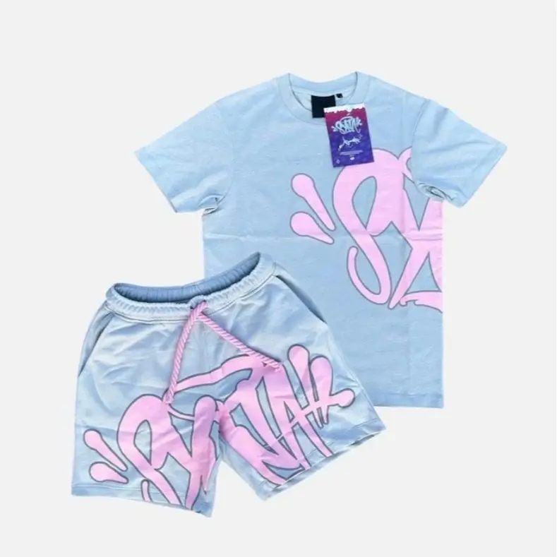 

Loose ort Sve Streetwear Set for Men And Women Summer Casual Sportswear Polyester Blend Comfortable Breathable