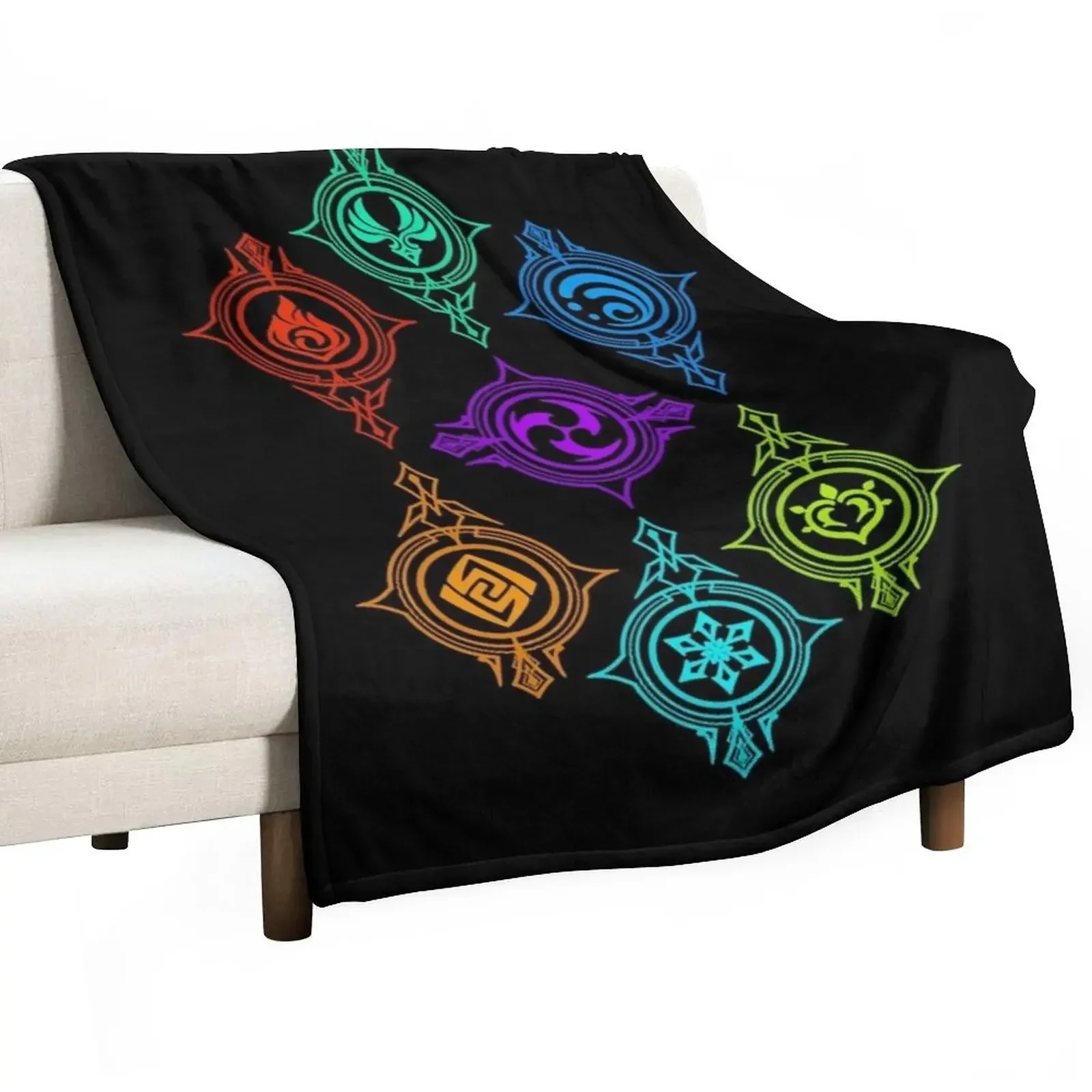 

Elements of World Throw Blanket Retros Furrys Shaggy funny gift Blankets