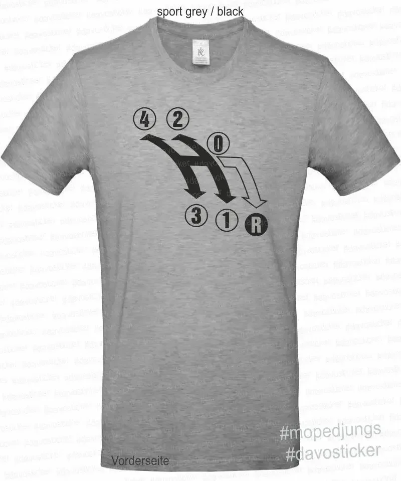 Camiseta Schaltung Trabant P 601 Ddr Trabi Oldtimer P50 600 Ifa Sachsenring 2019, lo último en camisetas lisas con cuello redondo para hombre