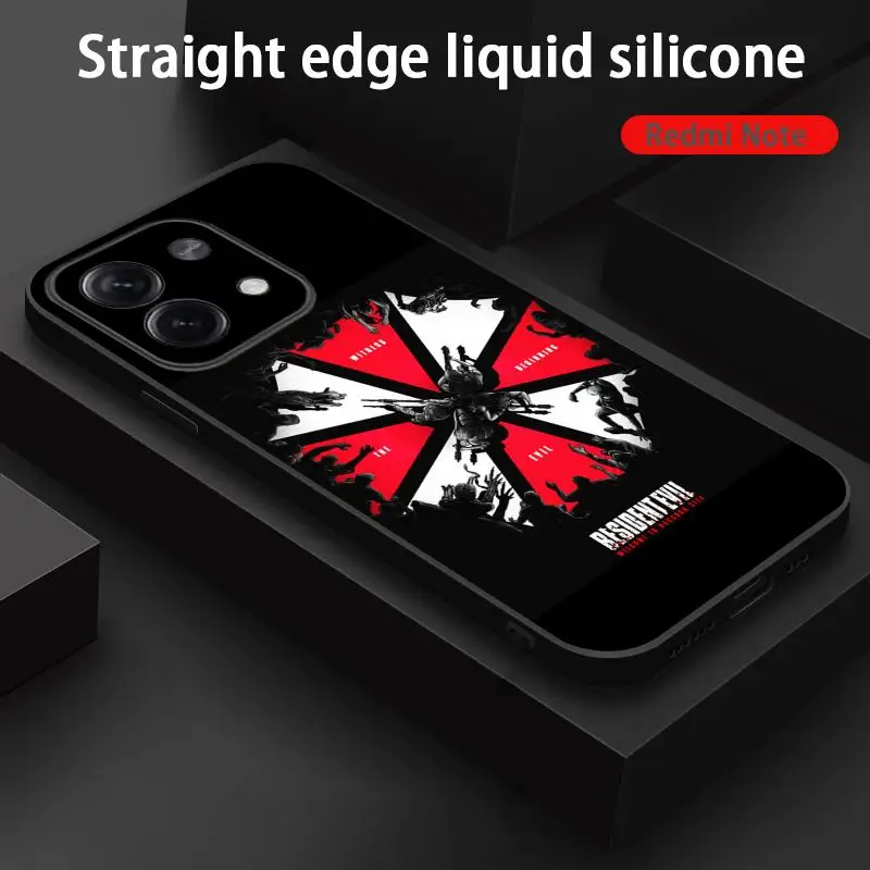 Leon X ada wong hot game man Phone Case For Redmi Note 14 13 12 11 Pro Plus S 5G 14C A3 Soft Black Phone Cover view 2