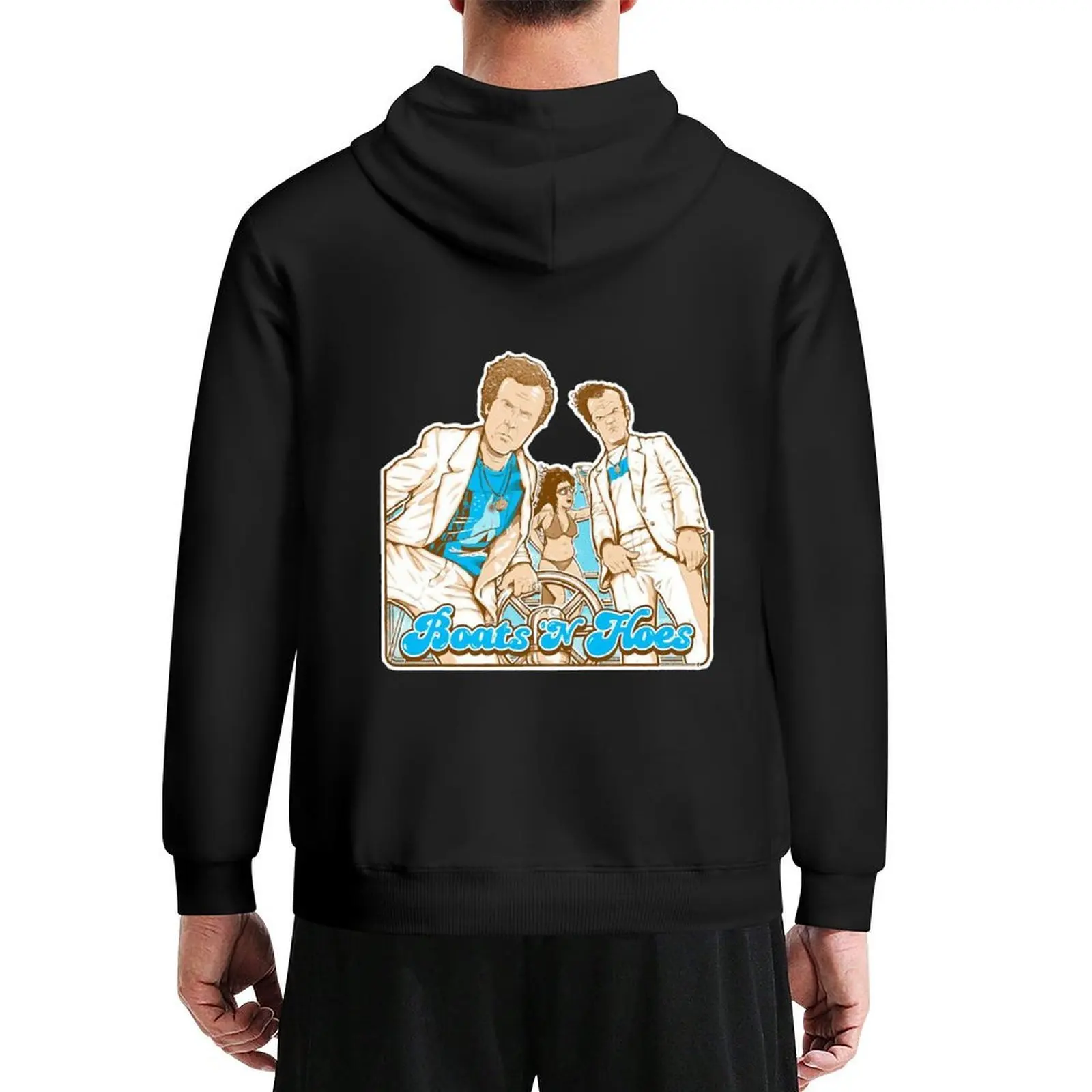 

Prestige Worldwide Funny Cool Boats and Hoes Movie Quote Boats and Hoes Step Brothers Hoodie men's clothes oversized hoodie