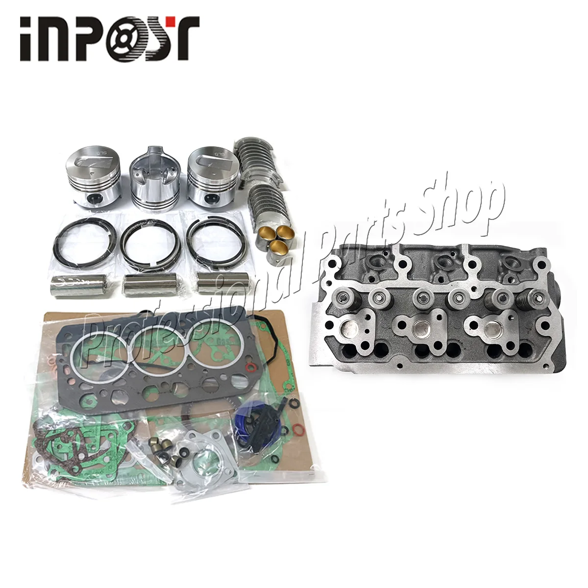 

S3L S3L2 Rebuild Kit for Mitsubishi Excavator CAT 302.5C Complete Cylinder Head