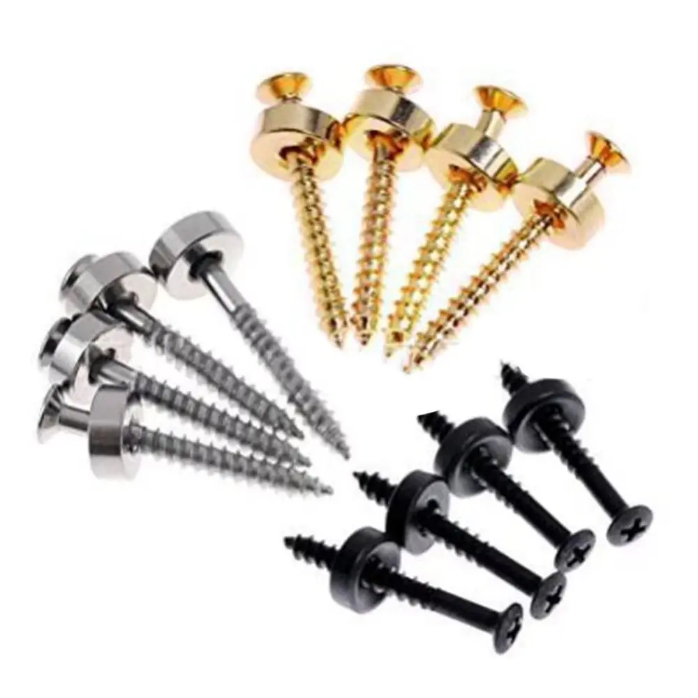 14MM Guitar Neck Mounting Screws Solid Metal Guitar Neck Help Neck Screw Bushings Guitar Accessories