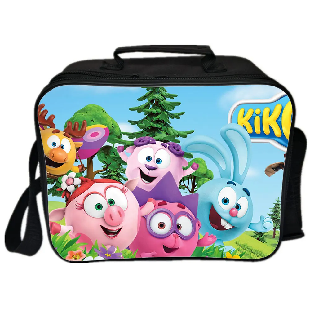 Cartoon Kikoriki Lunch Bag Boy Girl School Portable Lunch Bags Children Picnic Box Men Lunch Box Tote Food Cooler Bags Bento Box