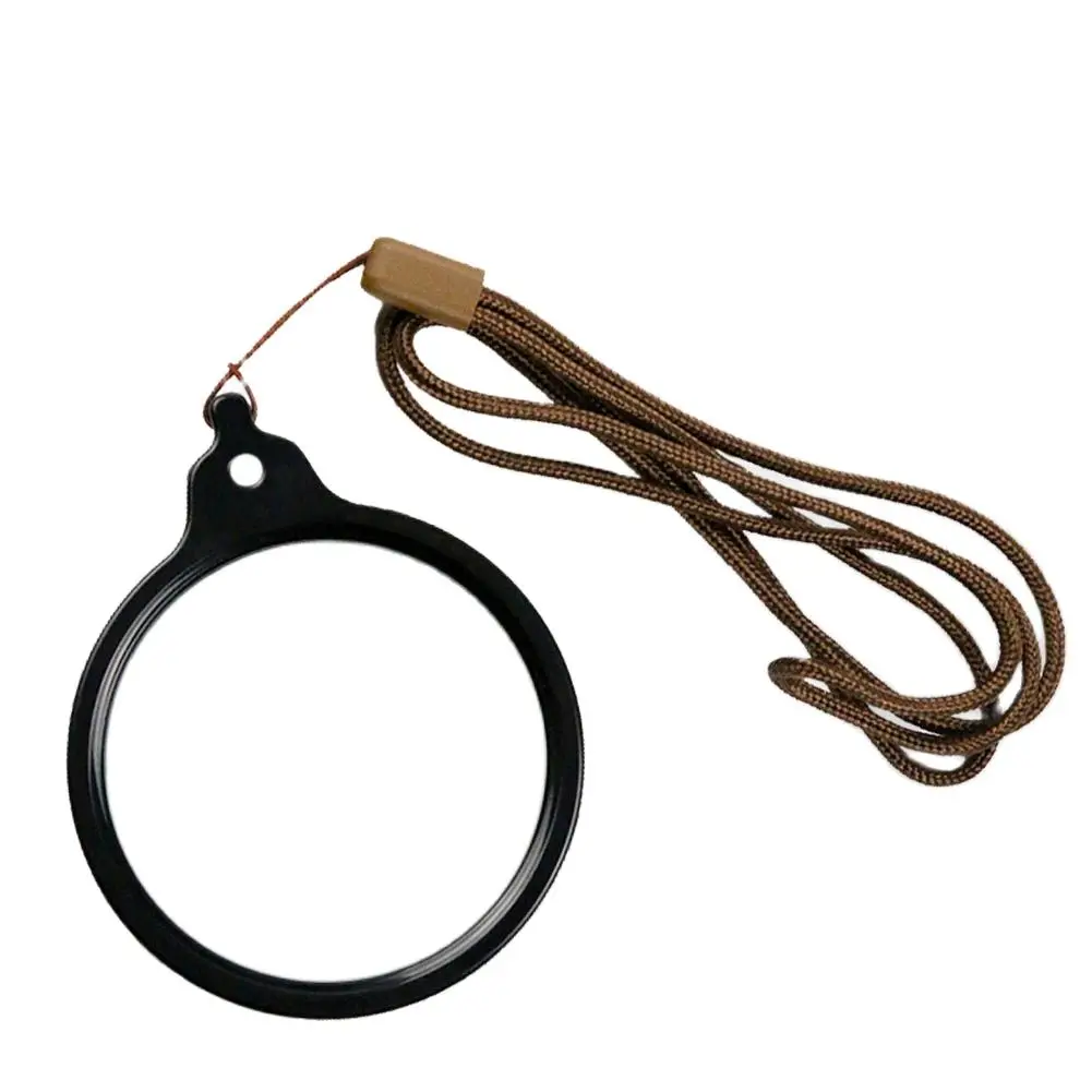 10X Hanging Magnifying Glass Jewelry Loupe  Magnifier Optical Lens Necklace Hanging Portable with Rope for Reading Watch Repair