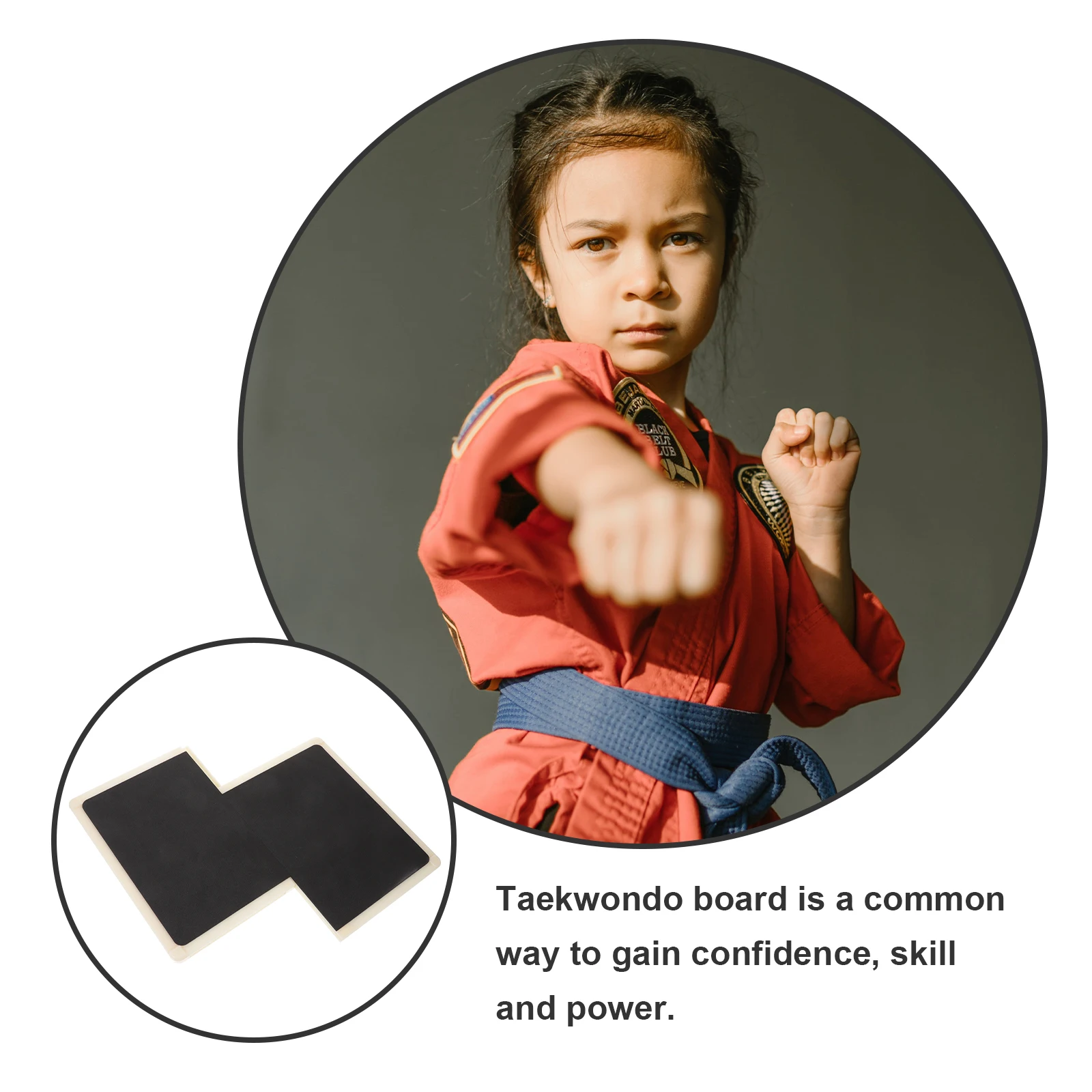 

Reusable 10mm Red Taekwondo Breaking Board Middle Size 60kg Capacity Martial Supplies Karate Boards Beginners Training