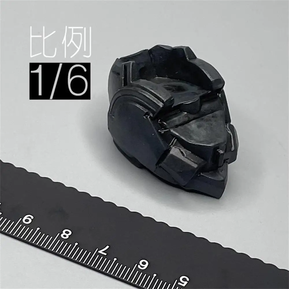 Gorąca sprzedaż 1/6 3ATOYS Threezero czarna czaszka głowa rzeźba rzeźba zabawki Model dla 12 "DAM COO figurka zbieraj DIY