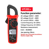 UNI-T Clamp Meter UT201 UT202 UT202A UT203 UT204 Plus Digital Tester Professional Voltmeter Pliers Ammeter Electric Multitesters