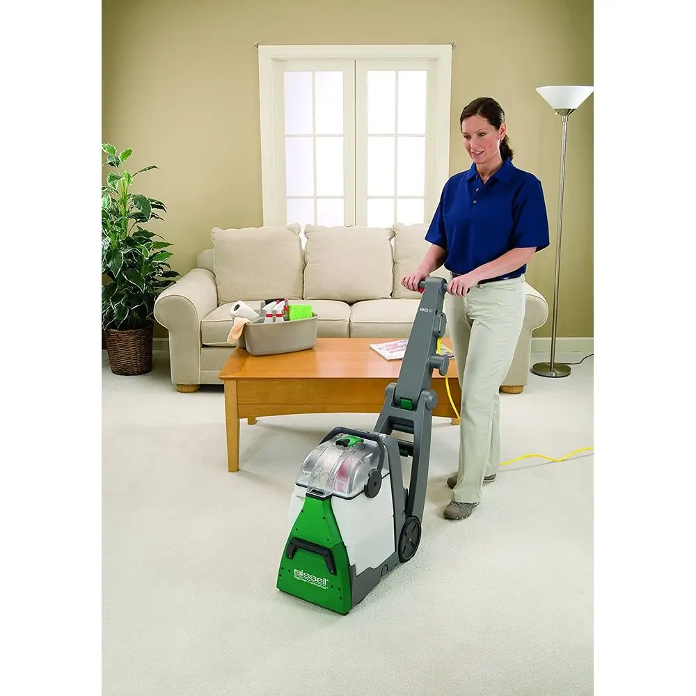 

BigGreen Commercial BG10 Deep Cleaning 2 Motor Extracter Machine w Upholstery Tool, and 32 OZ Shampoo Bundle