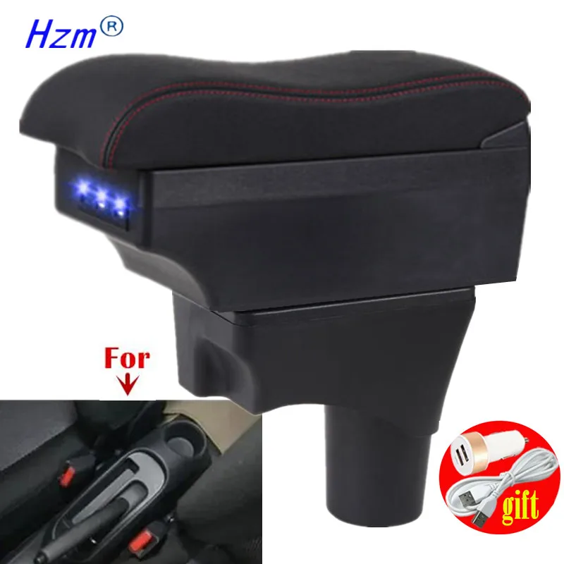 Reposabrazos para coche Nissan Sunny, caja de almacenamiento para Nissan March Micra K13 MK4 IV, piezas de reequipamiento, accesorios para coche 2010-2022