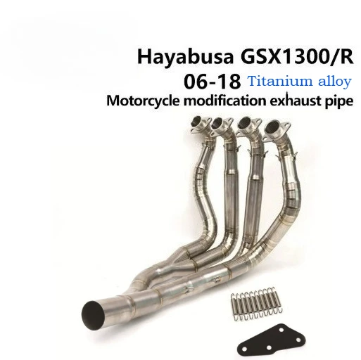 

Мотоцикл из титанового сплава, гоночные модифицированные мотосистемы, передняя соединительная труба для Hayabusa GSX1300 GSX1300R GSX 1300R 2006-2018
