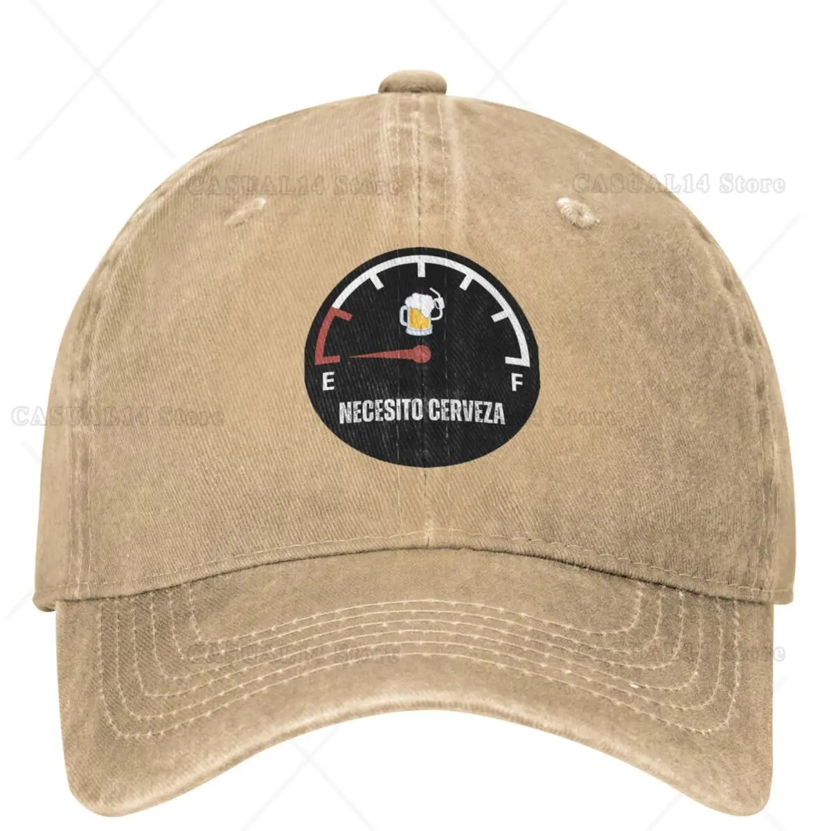 

Necesito Cerveza Baseball Cap I Need Beer Kpop Rock Sun-Proof Washed Trucker Hat Men Women Fashion Design Baseball Caps