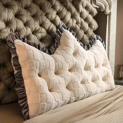 Luxury King Queen Crown Bedroom Pillow Decorative Princess Backrest Large Headboard Cushion Reading Pillows Wedding Bedding