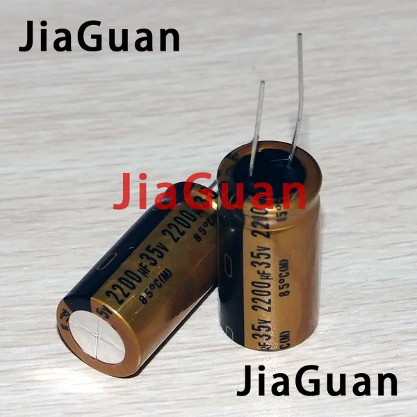 2PCS NICHICON FG 35V2200UF 18x35.5MM fine gold 2200UF 35V FineGold 2200UF35V MUSE Audio Capacitor 2200UF/35V UFG1V222MHM