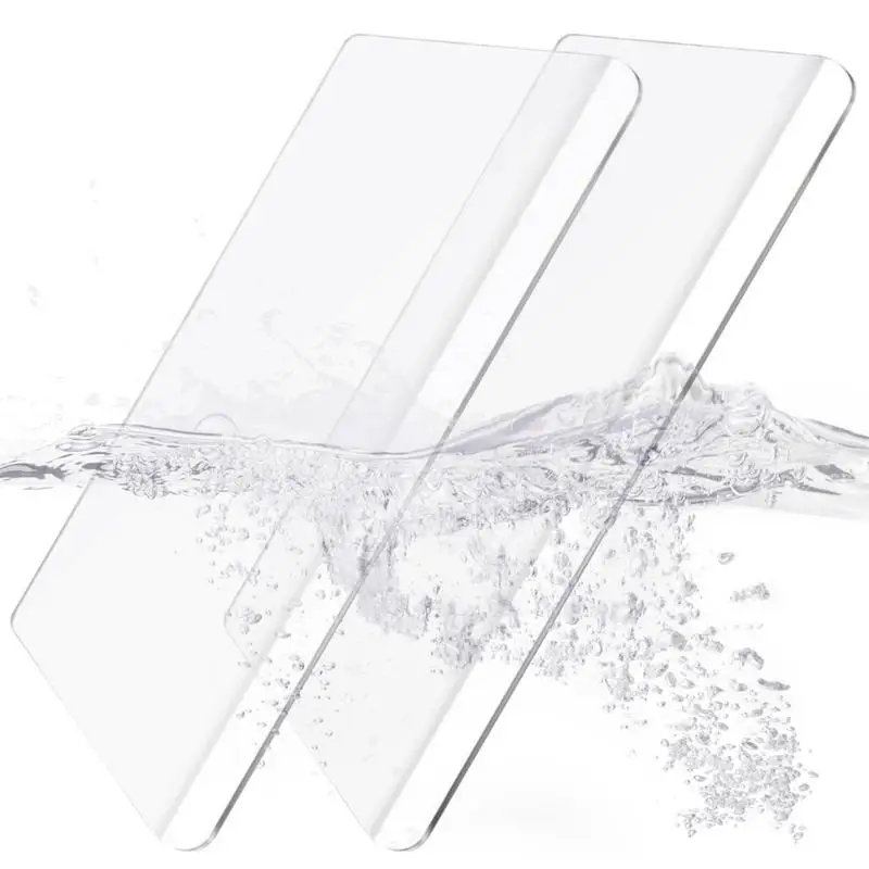 

Acrylic Cutting Board Clear Anti-slip Counter Cutting Board With Edge Kitchen Accessories And Tools For Food Prep Cheese Meat