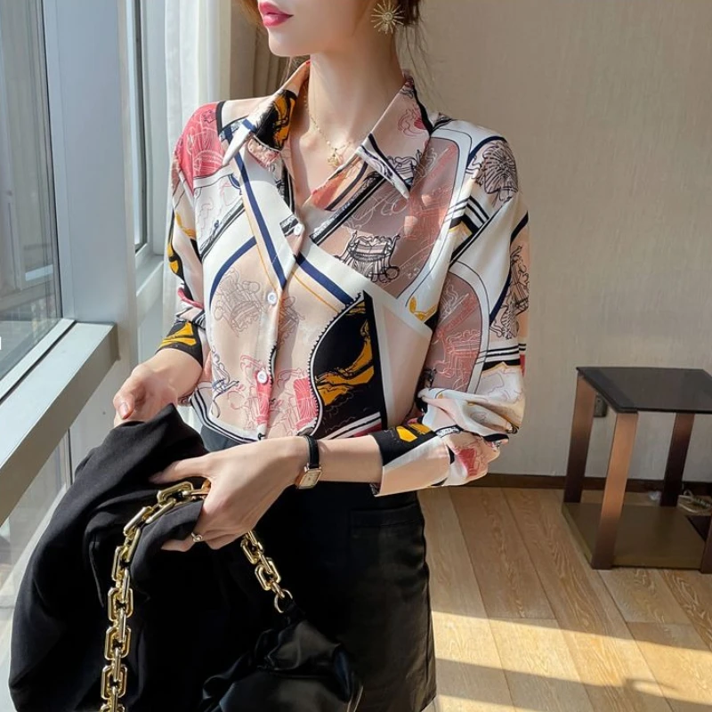 Camicie e camicette larghe da donna Modello Fine Elegante Abbigliamento di lusso Vendite Bellissime in promozioni Chic con disegni Donna Top