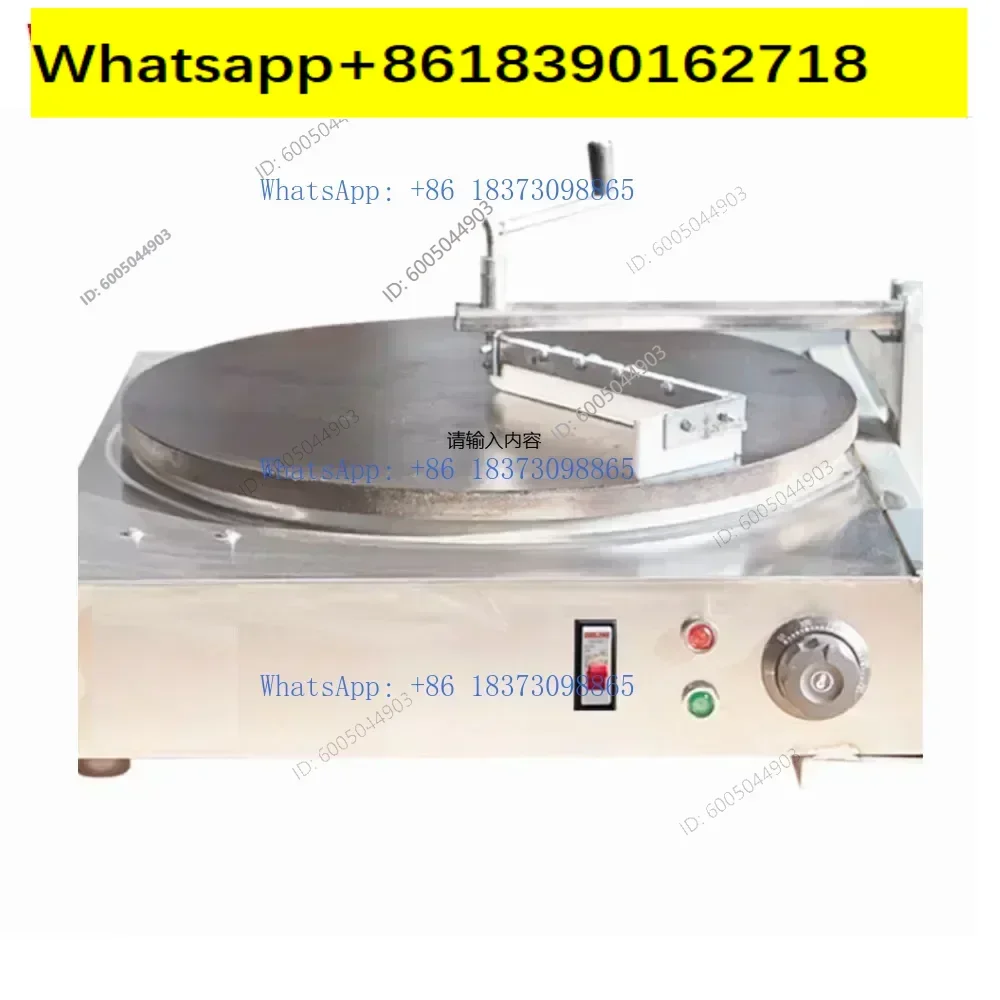 1 Pan Commercial Flat Bread Chapati Roti Machine Injera Making Machine Round Dosa Spring Roll Injera Wrapper Machine