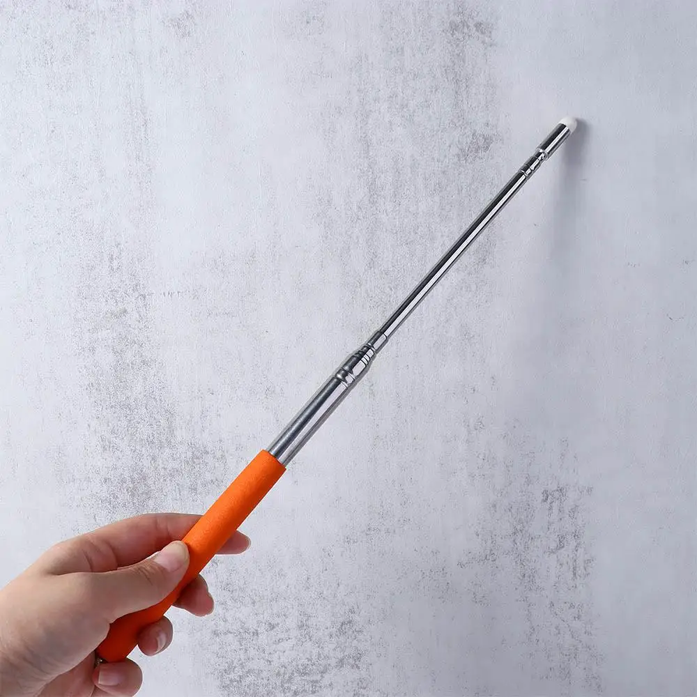 Hand Pointer Telescopic Stainless Steel Felt Head Whiteboard Pen Teachers Pointer Stick Retractable Pointer Whiteboard Pointer