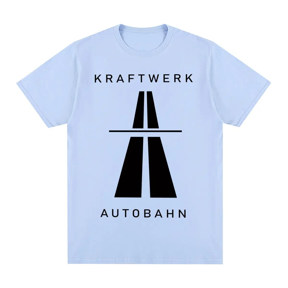 Kraftwerk Autobahn Music Vintage T-shirt Electronic Synth Neu! Krautrock Cotton Men T Shirt New Tee Tshirt Womens Tops