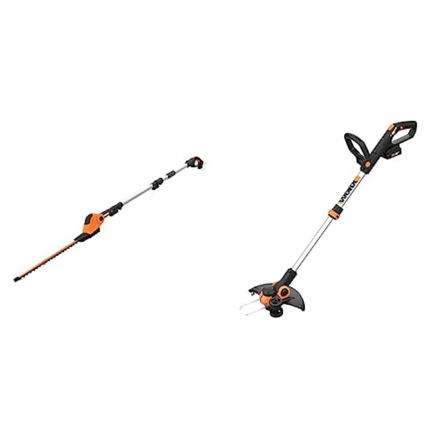 

Аккумуляторный триммер-кусторез 2-в-1 20В Power Share (только инструмент) с 2 батареями и зарядным устройством, зелено-черный