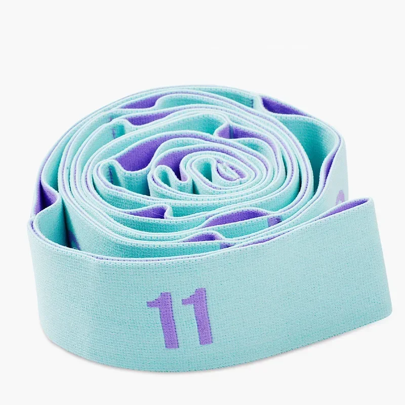 Mehrstufiges Yoga-Stretchband für lateinamerikanischen Tanz, Stretchband, korrekte Haltung, 11 Gitter, elastisches Band, digitales Band, Pose-Band – Detail 13