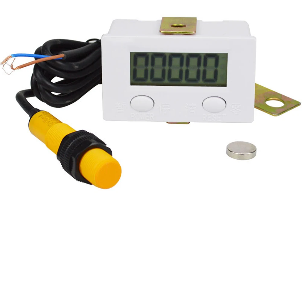 BEM5C Magnetic Induction Counter High Definition Screen 5 Digit Counter Battery Powered Shutdown Memory Function