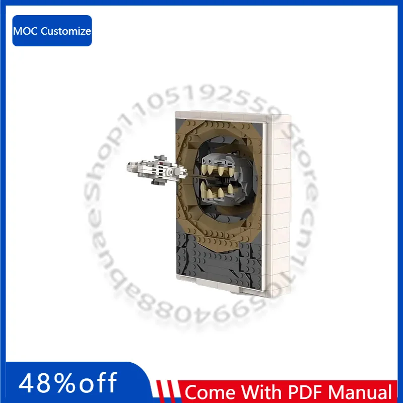 

476 деталей: Персонализированный космический конструктор по мотивам оригинальной трилогии, Часть II. Модульные строительные блоки MOC для самостоятельной сборки. Простой DIY-набор. Идеальный подарок на праздник.