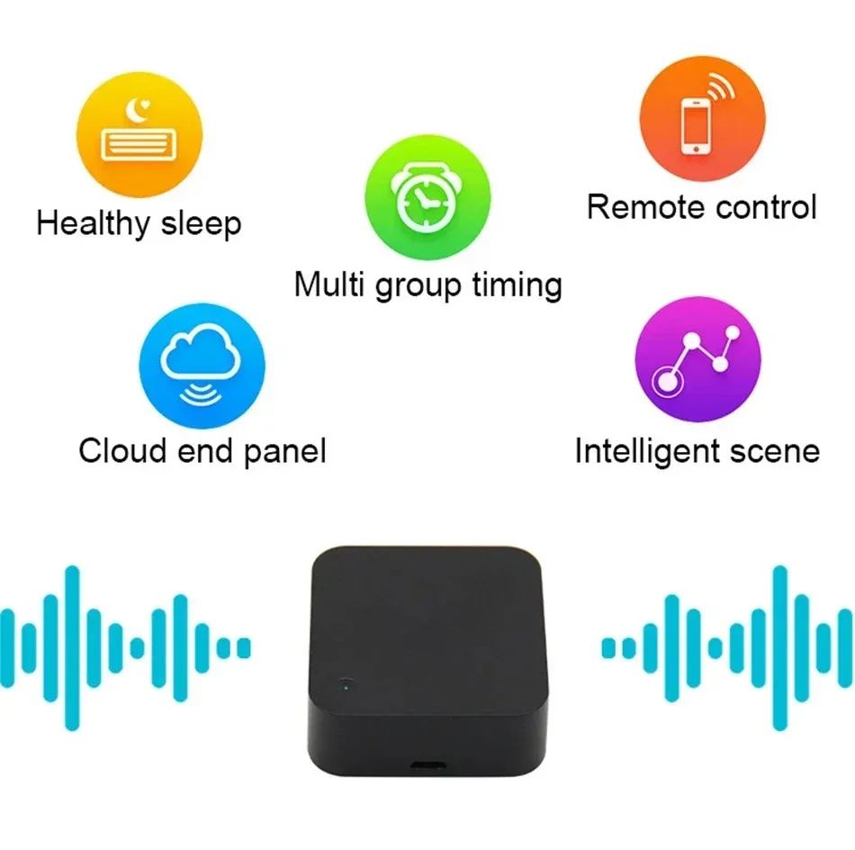 Tuya Smart IR Remote Control IR Remote RF Smart Air Conditioner Power Controller Timing Universal Remote Control for Alexa