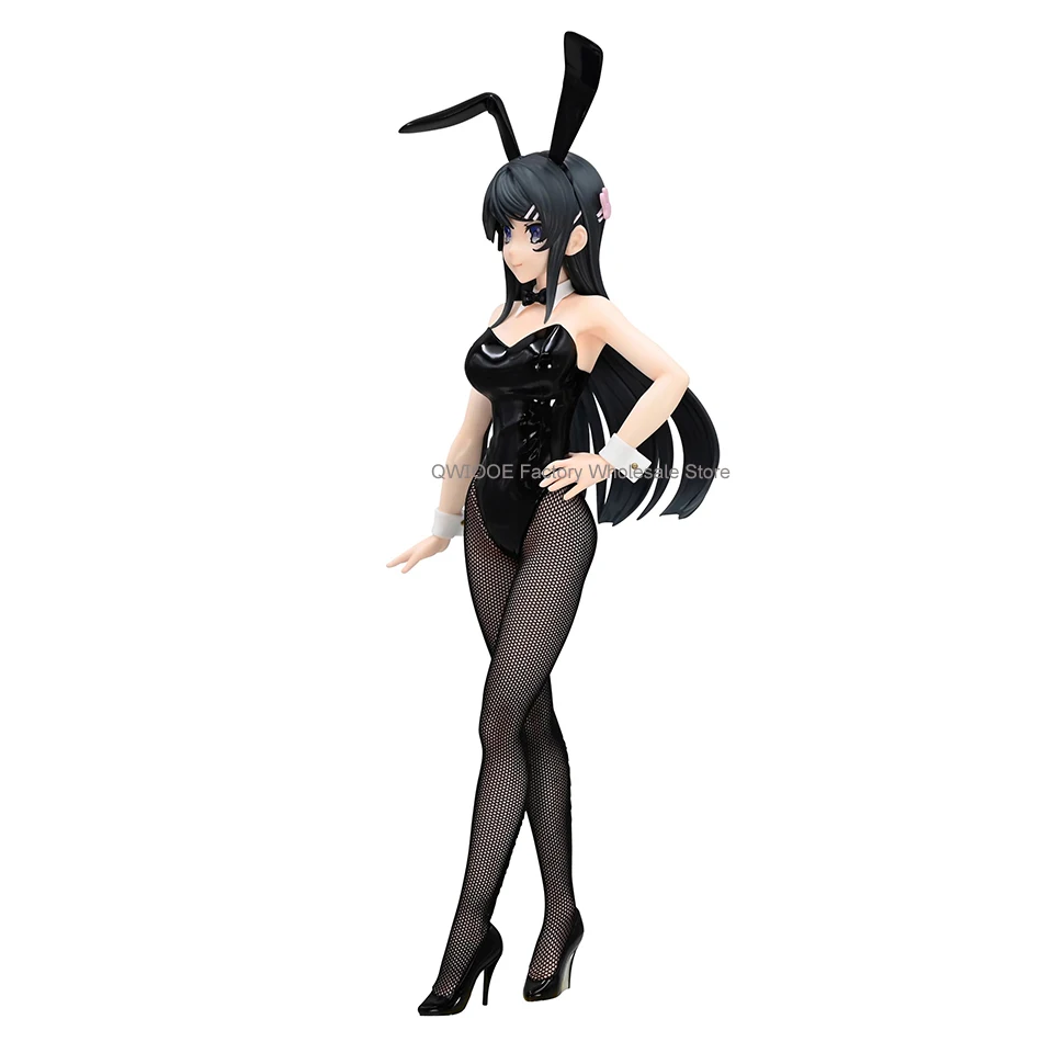 Original Genuine FuRyu BiCute Bunnies Rascal Does Not Dream Of Bunny Girl 29cm Sakurajima Mai PVC Model  Kid Birthday Gifts