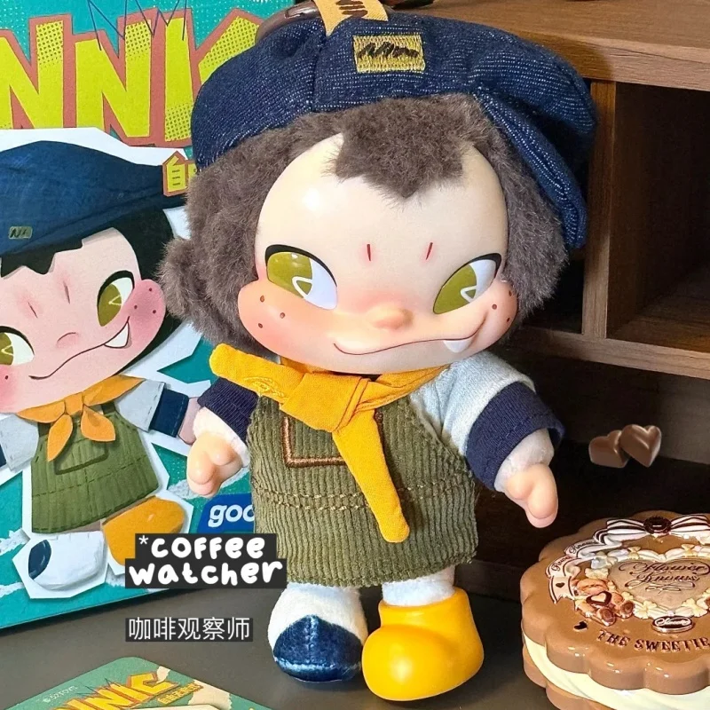 Genuino Ninnic Free Form Infinitive Series Blind Box Mobile Doll Handmade Room Desktop Decor Regalo di compleanno Amici Famiglia Giocattoli