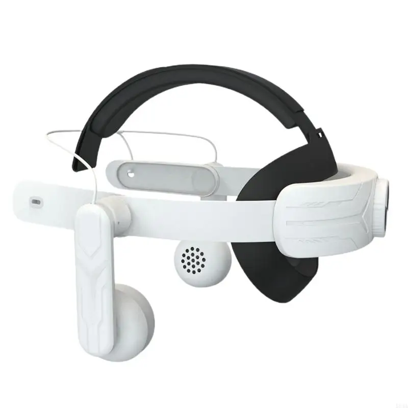 

594A Headstrap Adjustable for Quest3 Gaming in Virtual Reality with Headphones Head Strap for Enhanced Comfort