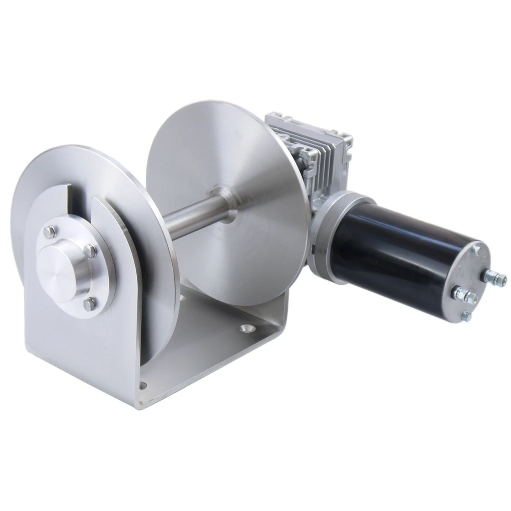 

Yacht Marine 12V 900W 1000W 316L Stainless Steel Horizontal Winch Suitable for 4 to 8 meter yachts