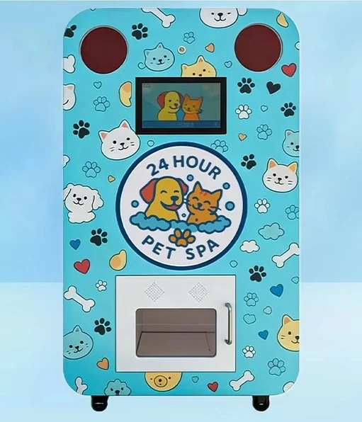 Commercial Self-Service Dog Wash Station, Washing & Drying Machine with Touchscreen Payment and Pet Disinfecting Function