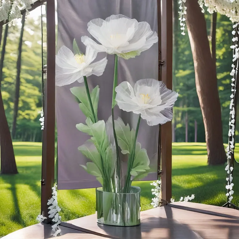 

DIA 50 см искусственный цветок персика свадебное украшение украшение для активного отдыха отель набор для отдыха комбинированный шелковый цветок