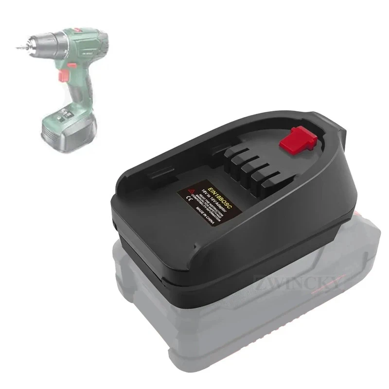 Adaptador de Bateria para Bateria Li-ion Einhell 18V em Ferramentas Elétricas Domésticas, Substituto para Adaptador de Ferramentas Bosch 18V PBA