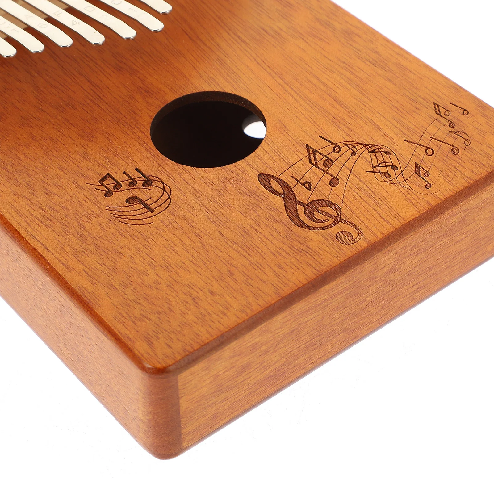 

1Set Creative Kalimba Thumb Piano 17-Key Unique Design Pleasant Sound Beginner Friendly Portable Instrument Kalimba Thumb Piano