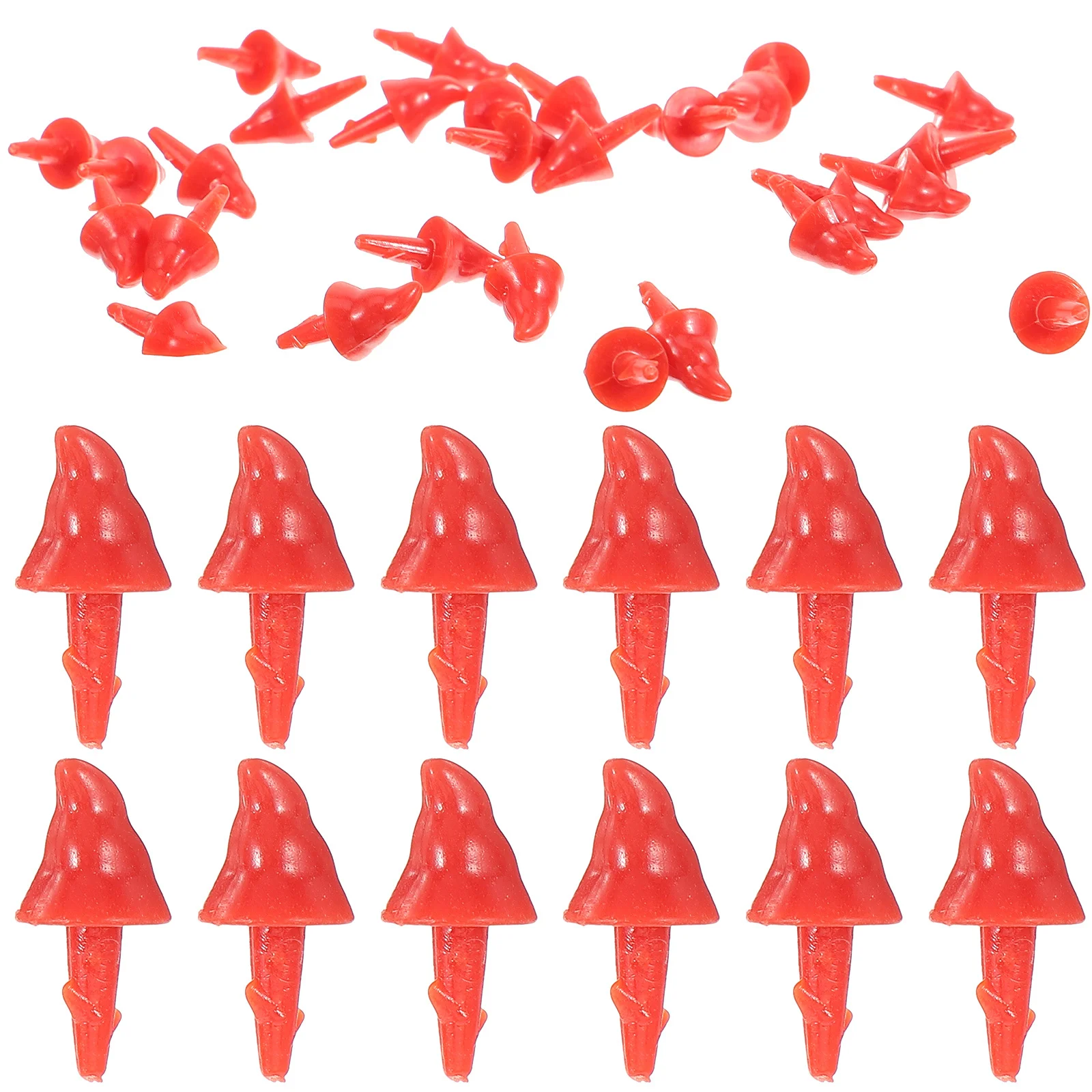 

PLAFOPE Snowman Nose 200pcs Christmas Decor Craft for Xmas Snowman Making Multi-function Decoration