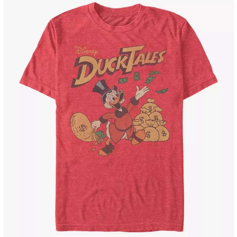 

Disney Retro Disney Donald Duck Big Rich Print Fashion T-Shirt Cotton Short Sleeve Casual Crew Neck Mens Women's Loose Top