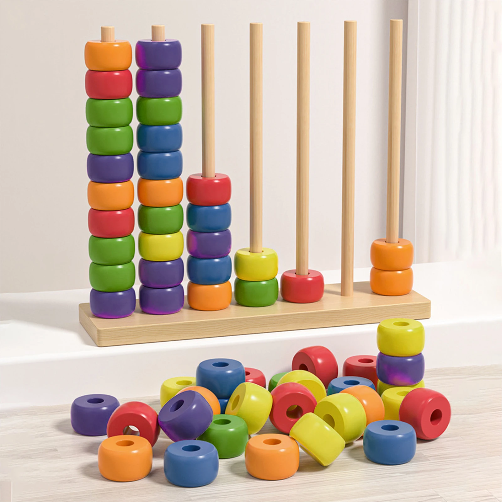 

Настольная игра-головоломка на сопоставление цветов и быстрое распознавание узоров, кольцевая головоломка для 2 игроков, развивающая логику, подарок