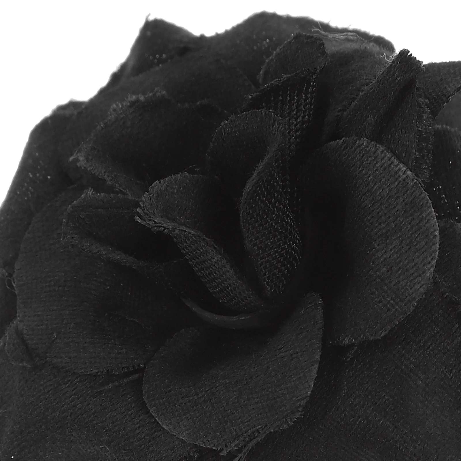 

50Pcs Black Silk Artificial Roses Fabric Plastic Wedding Decorative Flowers for Garlands Clips Brooches Car Arch Crafts
