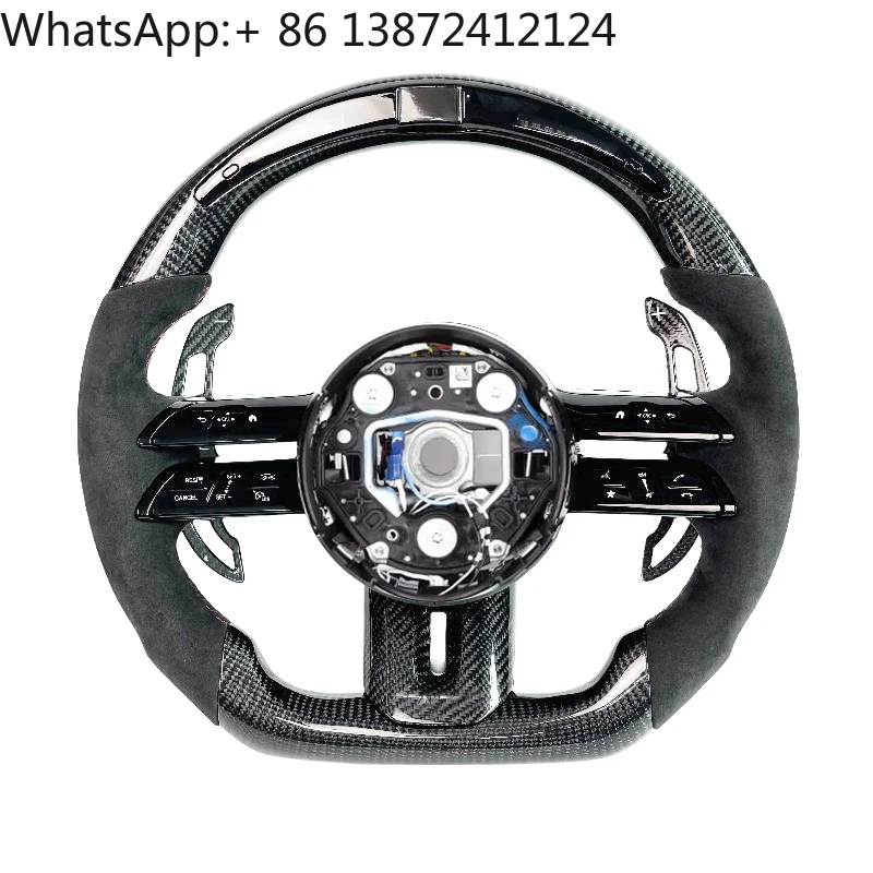 

Custom LED Carbon Fiber Steering Wheel Car Steering Wheel for Mercedes C Class G Class E Class GLE GLC GT W205 204 213 W222