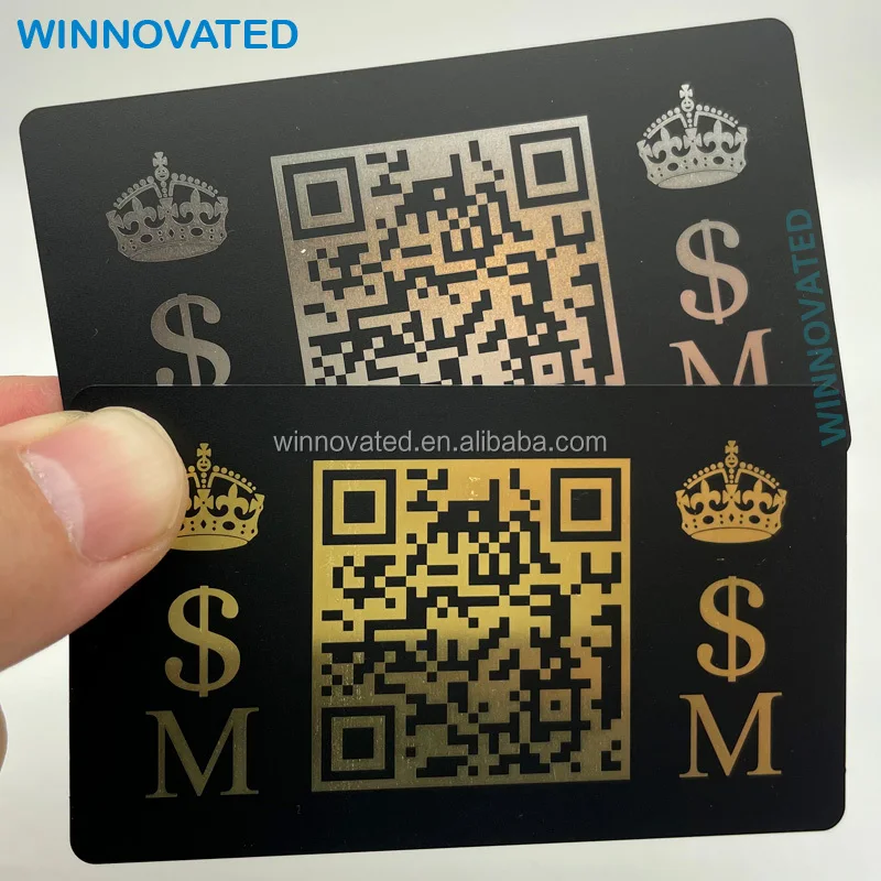 

10 0.pieces.Custom.High-End Personalized Black Brass Material Metal RFID NFC Blank Business Card