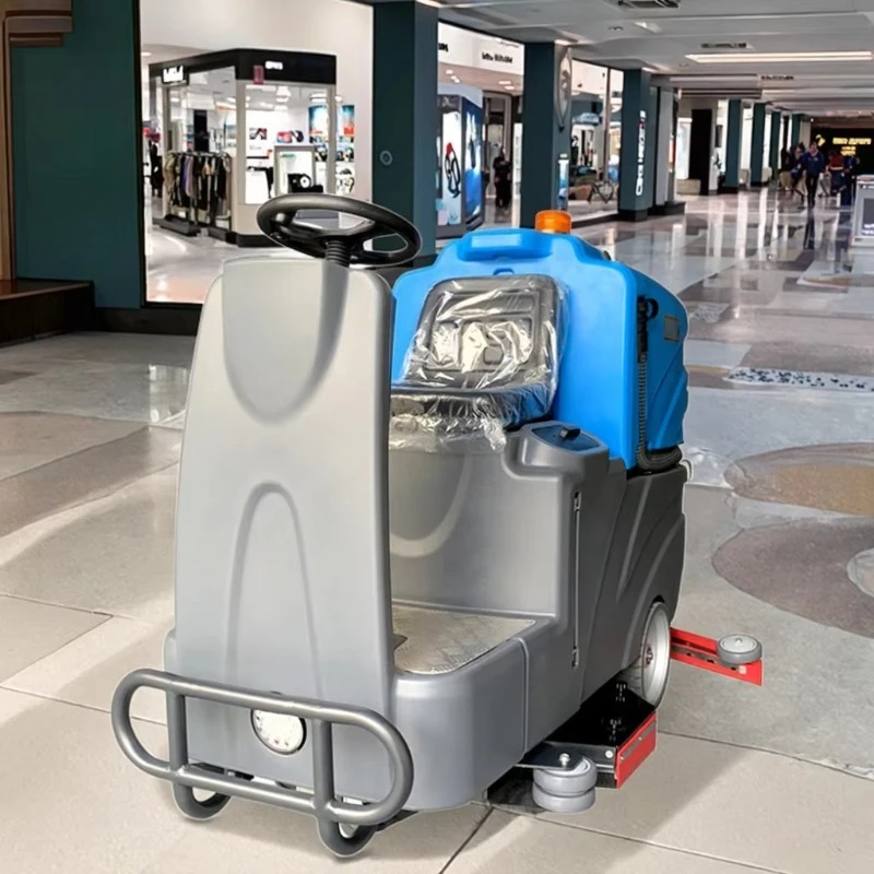 

Best Selling High Efficiency 160L Large Double Disc Shop Floor Cleaner Machine Riding Floor Scrubber