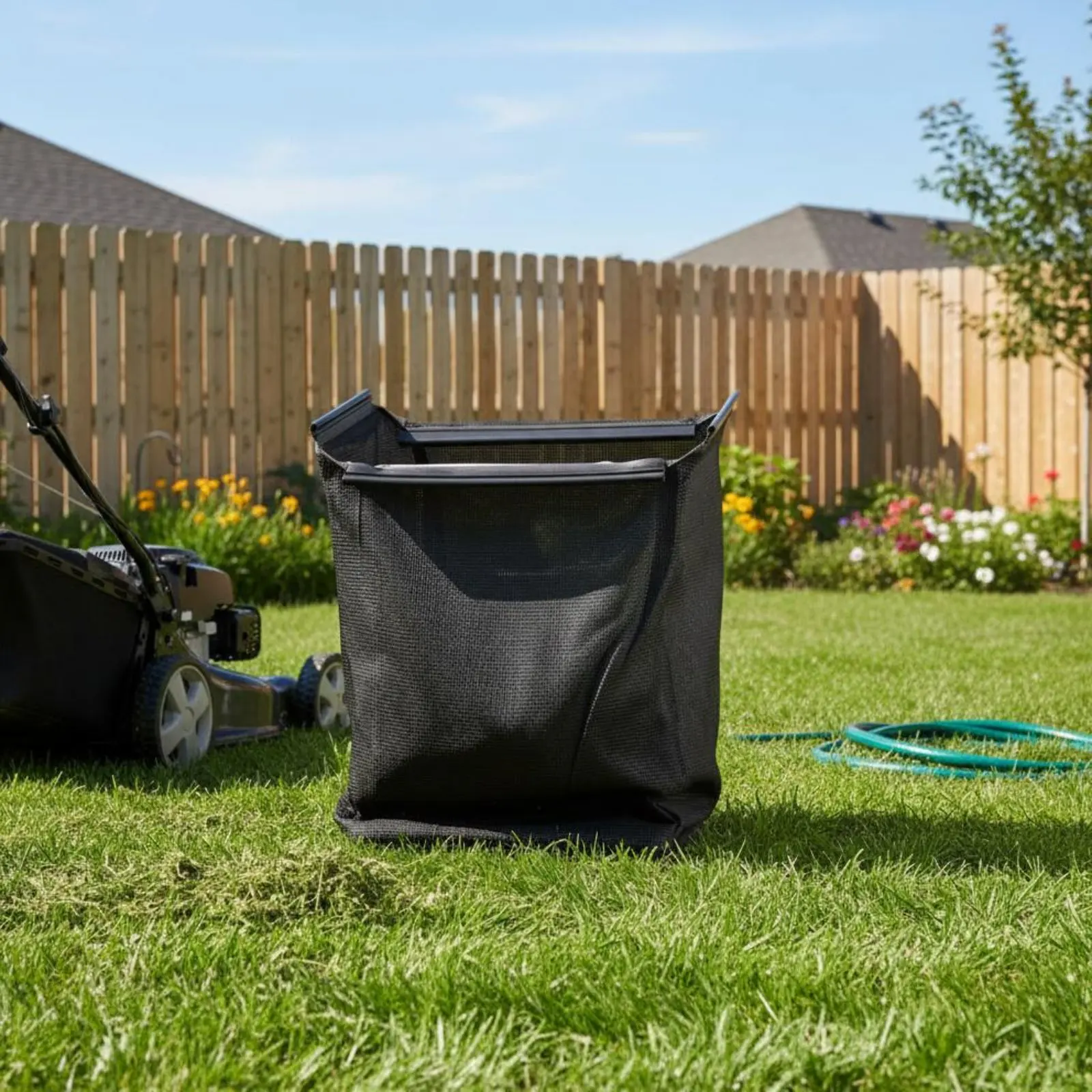 Textile Mower Grass Bag Sturdy Construction Walk-Behind Mower Collection Bag