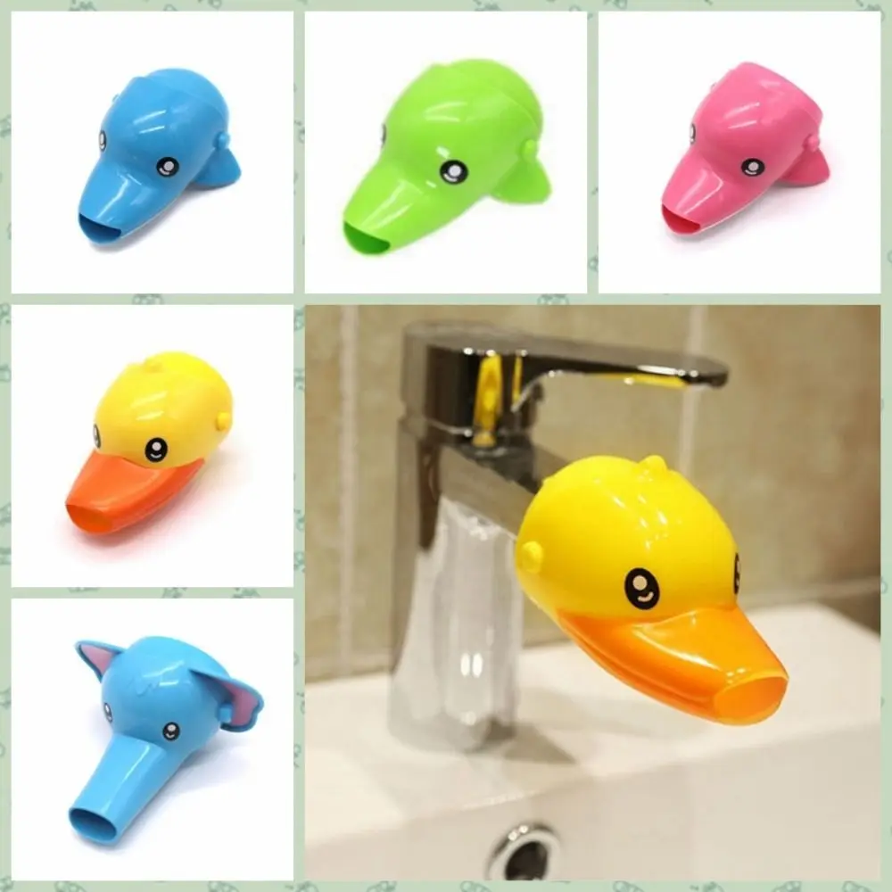 Cute Lovely Duck Elephant Kitchen Faucet Extender Cartoon Splash-proof Baby Washing Helper Sink Accessories Water Tap Extender