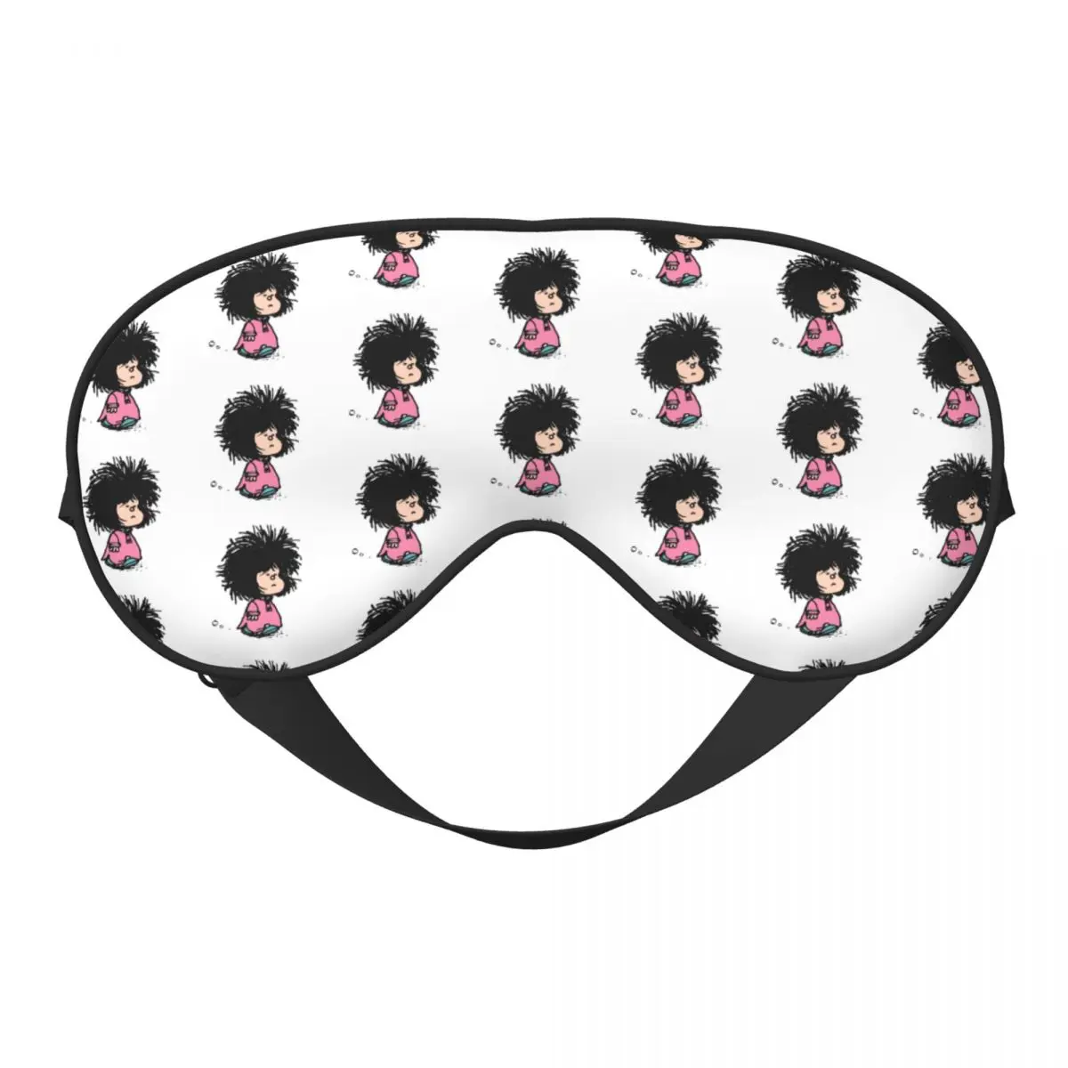 

Юмор Манга Мафальда Мягкие маски для глаз Сон с повязками на глаза Quino Аргентина Мультфильм Обеденный перерыв Женские повязки на глаза Nap Health Eye Cover